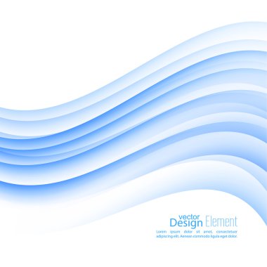 Mavi çizgili soyut arkaplan