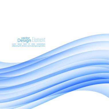 Mavi çizgili soyut arkaplan