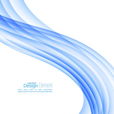 Mavi çizgili soyut arkaplan