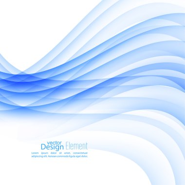 Mavi çizgili soyut arkaplan