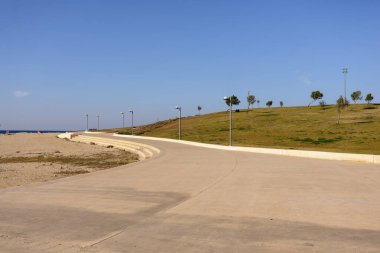 Tel Aviv, Jaffo 'da deniz kenarına park et.