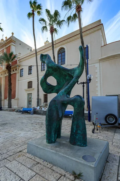 Tel Aviv Israel December 2015 Modern Sculpture Yaffo — Stock Photo, Image