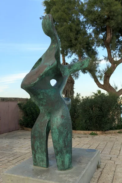 Tel Aviv Israel December 2015 Modern Sculpture Yaffo — Stock Photo, Image