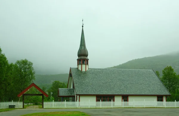 Vecchia chiesa in Norvegia — Foto Stock