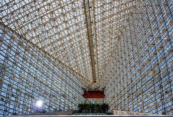 Intérieur de la cathédrale Crystal — Photo