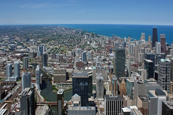 Aerial view of Chicago — Stock Photo, Image