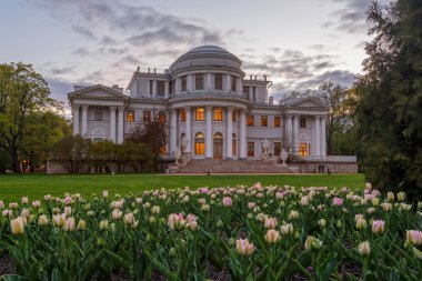 Yelagin palace in Petersburg, Russia clipart