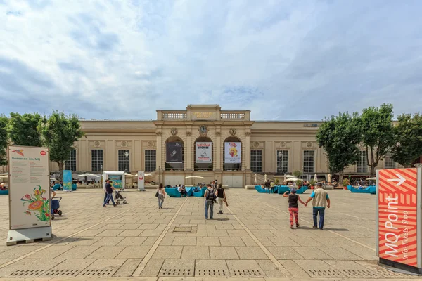 Mueums Quartier. It is the eighth largest cultural — Stock fotografie