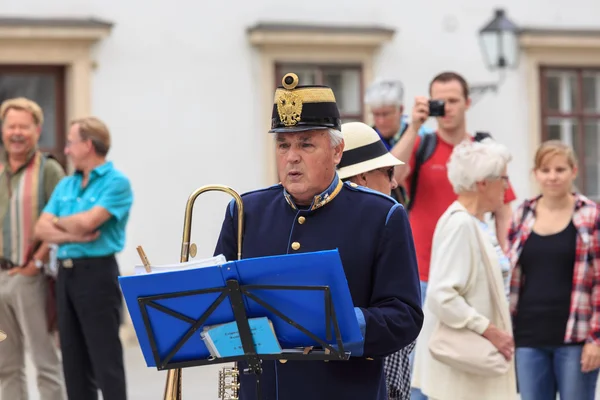 Wiedeńskie wojskowa orkiestra dęta — Zdjęcie stockowe