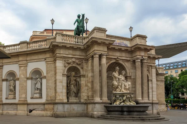 A Fonte de Albrecht Danúbio — Fotografia de Stock