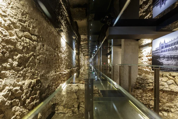 Underground Archaeological Museum. — Zdjęcie stockowe
