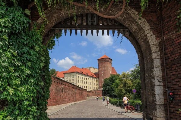 Une partie du château royal de Wawel à Cracovie — Photo