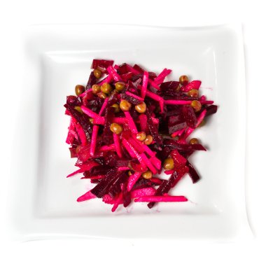 Pancar, soğan, havuç - salata salata sosu