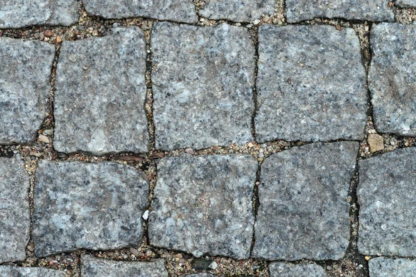 granite block pavement of the old street
