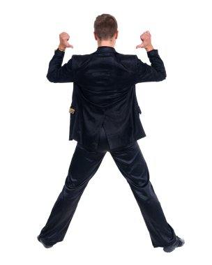 disko dansçısı bazı hareketleri gösteren