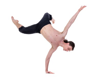 genç ve şık modern bale dansçısı poz