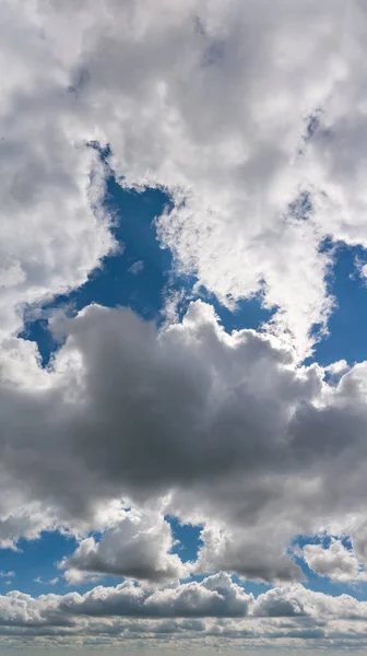 Fantásticas Nubes Suaves Contra Cielo Azul Composición Natural — Foto de Stock