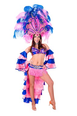 Karnaval dansçı kadın dans