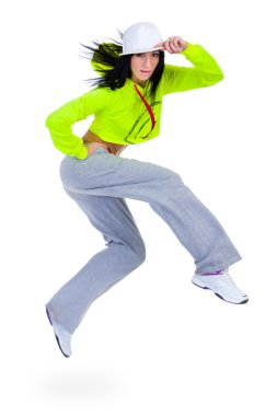 modern stil dansçı atlama