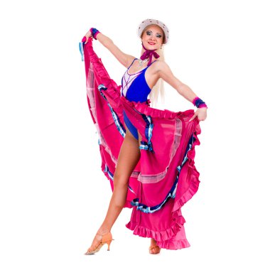 Karnaval dansçı kadın dans