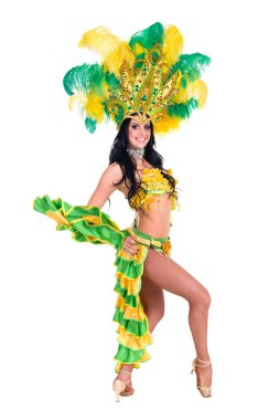 Karnaval dansçı kadın dans