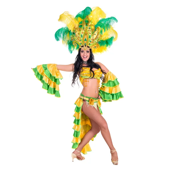 Carnival dansare kvinna dans — Stockfoto