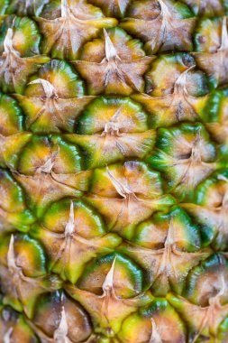 Olgun taze ananas doku