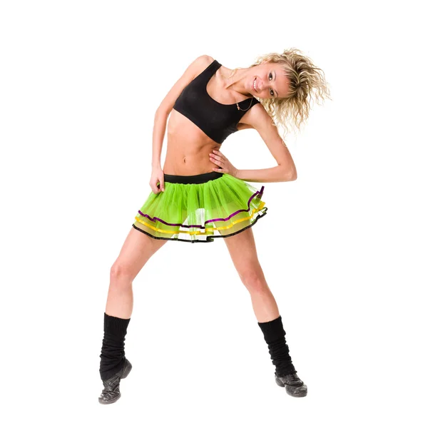 Jonge danser vrouw — Stockfoto