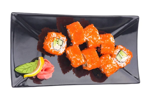 Sushi role izolované na bílém — Stock fotografie