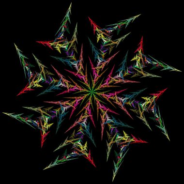 soyut çizgi zikzak deseni