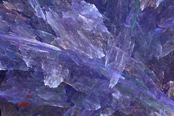 Abstração gelo fractal misty espaço ilustração — Fotografia de Stock