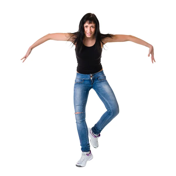 Hermosa mujer deportiva haciendo ejercicio — Foto de Stock