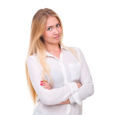 genç kadın şüpheci görünüyor