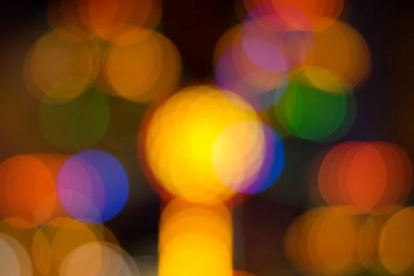 Luzes de bokeh desfocadas — Fotografia de Stock