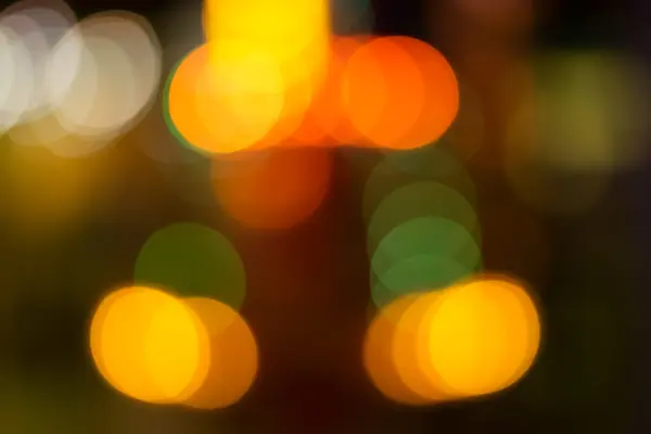 Luzes de bokeh desfocadas — Fotografia de Stock