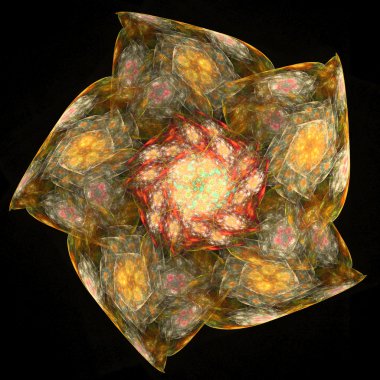 inşaat büyük bir arka plan olarak soyut fraktal tasarım