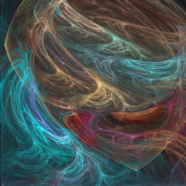 Абстрактный красочный гранж текстурированный фрактально окрашенный фон холста — стоковое фото