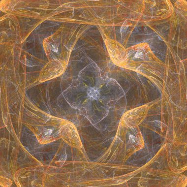 soyut fraktal desen