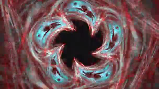 Abstract fractal generated animation — Stock Video