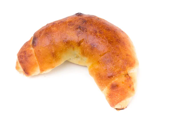 Verse gebakken koekjes geïsoleerd op een witte — Stockfoto