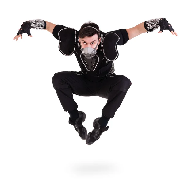 Modern soldier dancer showing some movements — Stock Photo, Image