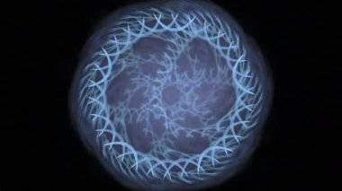 Soyut fraktal satırları animasyon üretilen