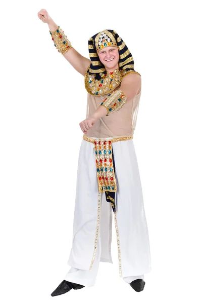 Tancerze ubrani w stroje egipskie pozowanie — Zdjęcie stockowe