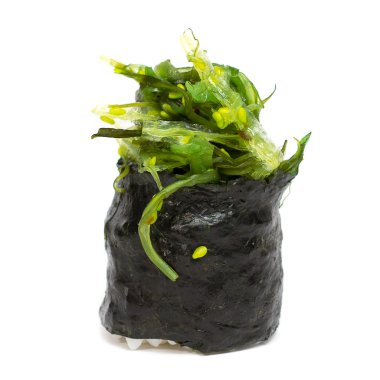 Beyaz geleneksel taze Japon suşi rulo