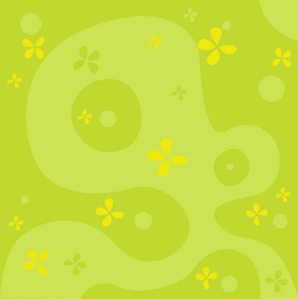 Abstrait naturel vert fond vectoriel illustration — Image vectorielle