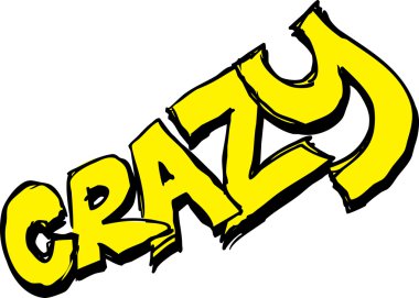 Crazy - metin el yazılı