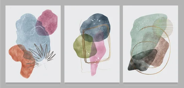Soyut modern trend. Sosyal medya, duvar dekorasyonu, kartpostal ya da broşür kapağı tasarımı için çizimlerin oluşturduğu yaratıcı minimalist el çizimleri.