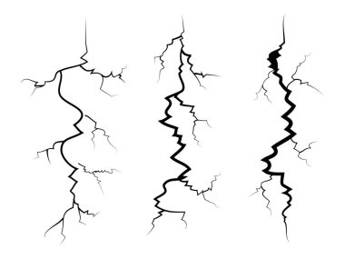 El çizilmiş kırık aşk kalbi. Karalama kalbini kırar. vektör simgesi illüstrasyonu