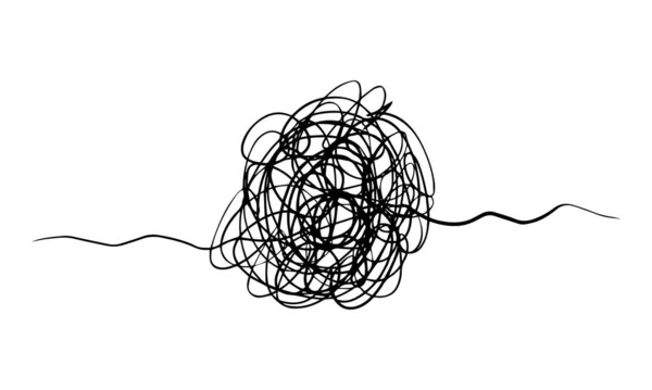 Ζωγραφισμένο Στο Χέρι Αντικείμενο Κύκλου Σκίτσο Στραγγαλισμένη Στρογγυλή Μουτζούρα Απομονώνονται — Διανυσματικό Αρχείο