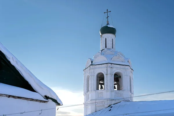 Колокольня Св. Иоанно-Предтеченского монастыря, Казань, Россия. — стоковое фото